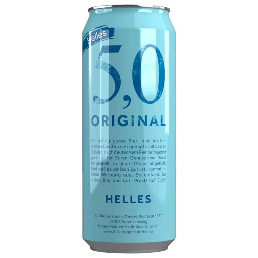 5,0 Original Helles 0,5l